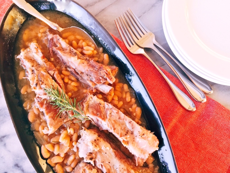 Instant Pot Rosemary Pork & Beans – Recipe! Image 1