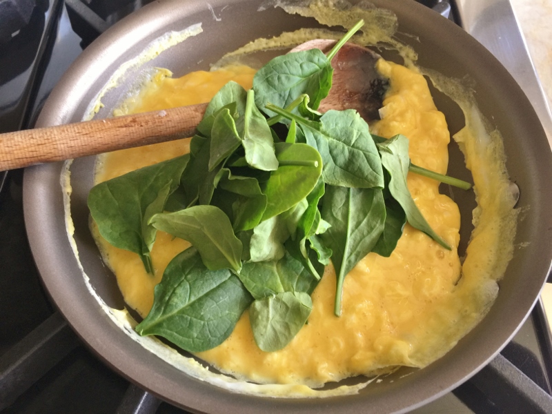 Soft Scrambled Egg & Spinach Burritos – Recipe! Image 4