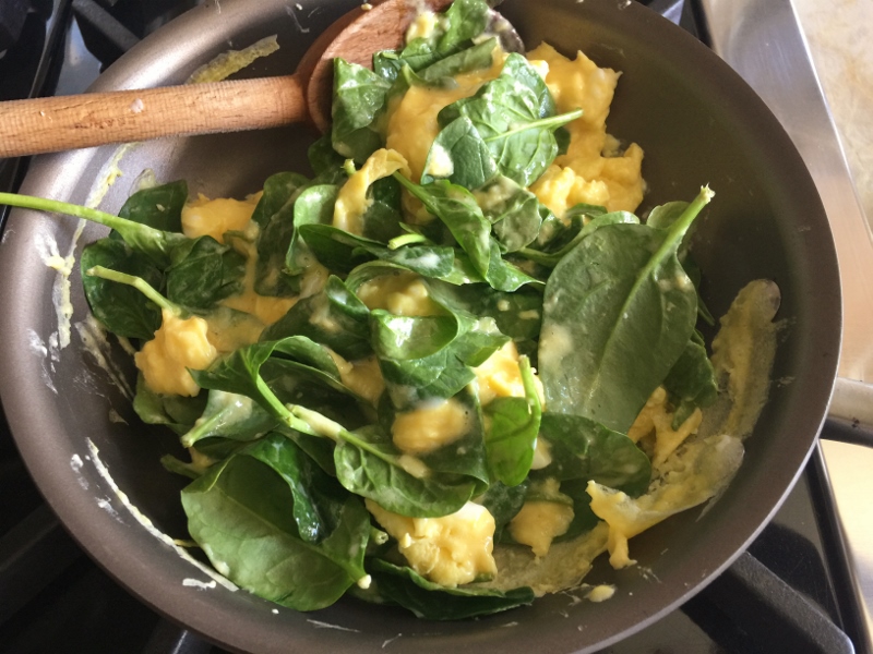 Soft Scrambled Egg & Spinach Burritos – Recipe! Image 5