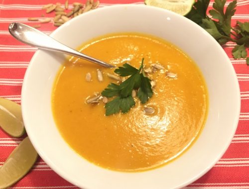 Mexican Roasted Butternut Squash Soup – Recipe!