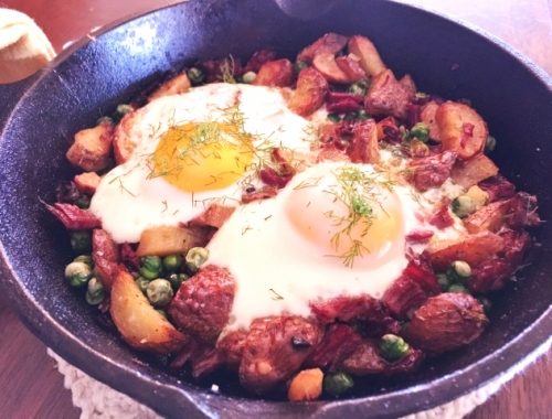 Corned Beef Hash and Sunny Side Eggs – Recipe!