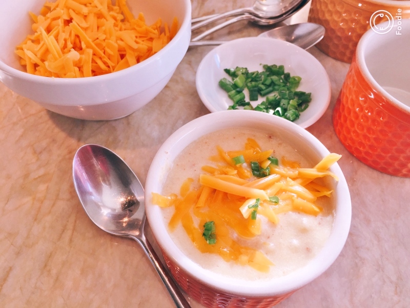 Potato Soup with Cheddar and Chives – Recipe! Image 2