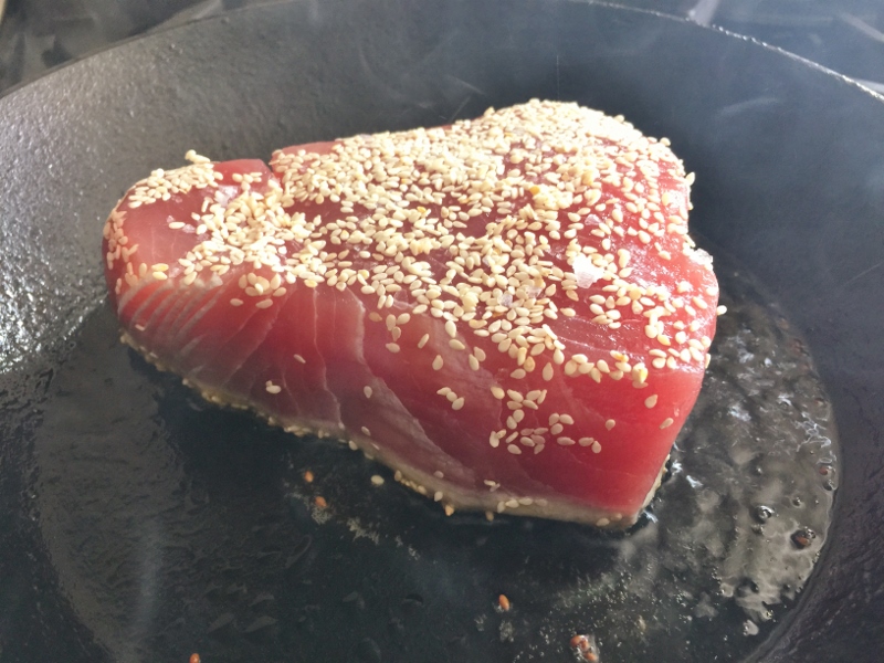 Sesame Tuna with Ginger Ponzu Sauce – Recipe! Image 4