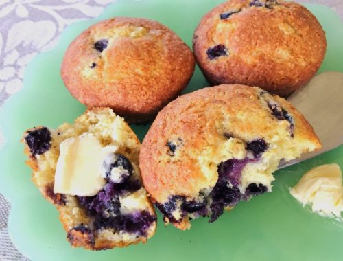 Blueberry Corn Muffins – Recipe!