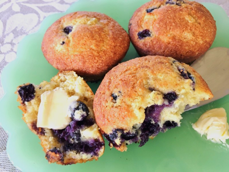 Blueberry Corn Muffins – Recipe! Image 1