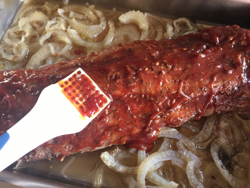 Baby Back Ribs with Braised Fennel & Tangy Sauce! Image 6