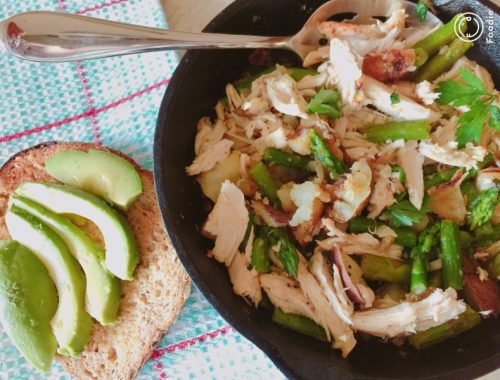 Chicken, Asparagus & Potato Hash – Recipe!
