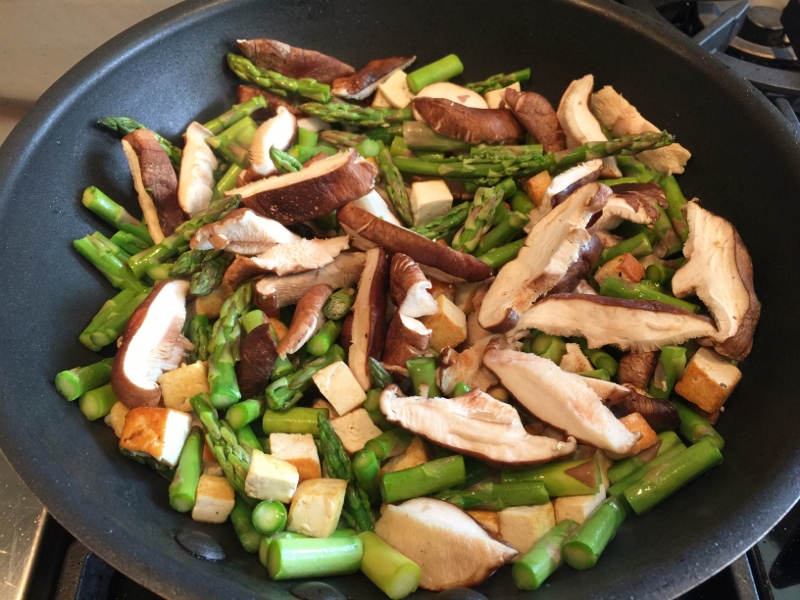 Crispy Tofu, Shiitakes & Asparagus Stir Fry – Recipe! Image 6