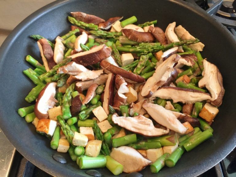 Crispy Tofu, Shiitakes & Asparagus Stir Fry Recipe! Live. Love. Laugh. Food.