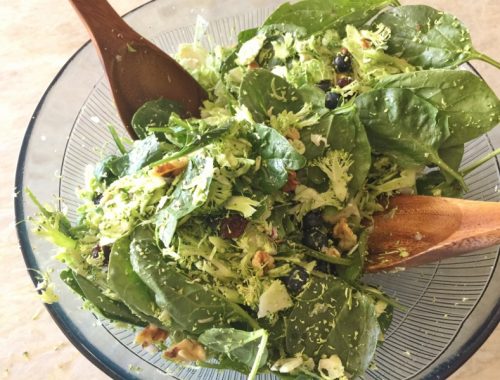 Superfood Salad with Honey Lemon Vinaigrette – Recipe!
