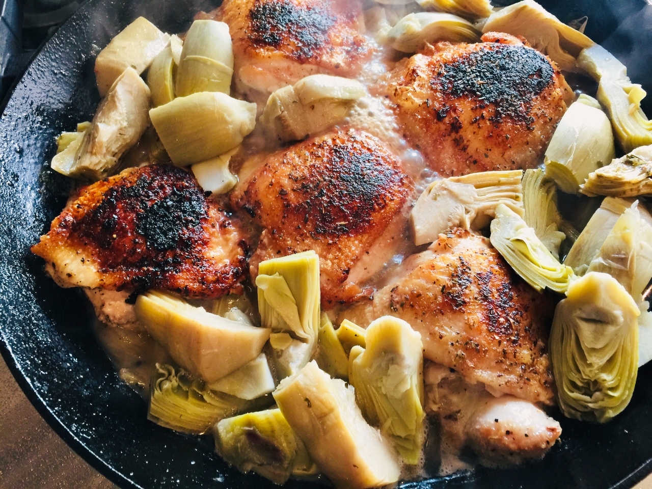 Braised Chicken & Artichokes – Recipe! Image 2