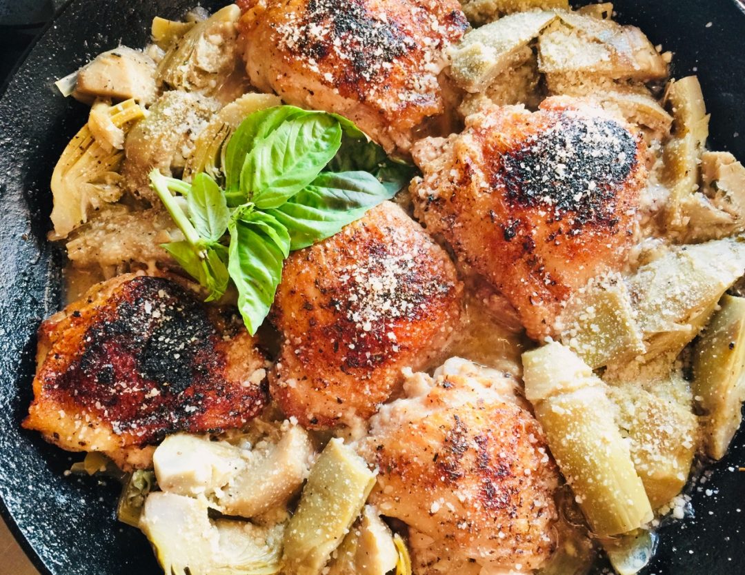Braised Chicken & Artichokes – Recipe! Image 1