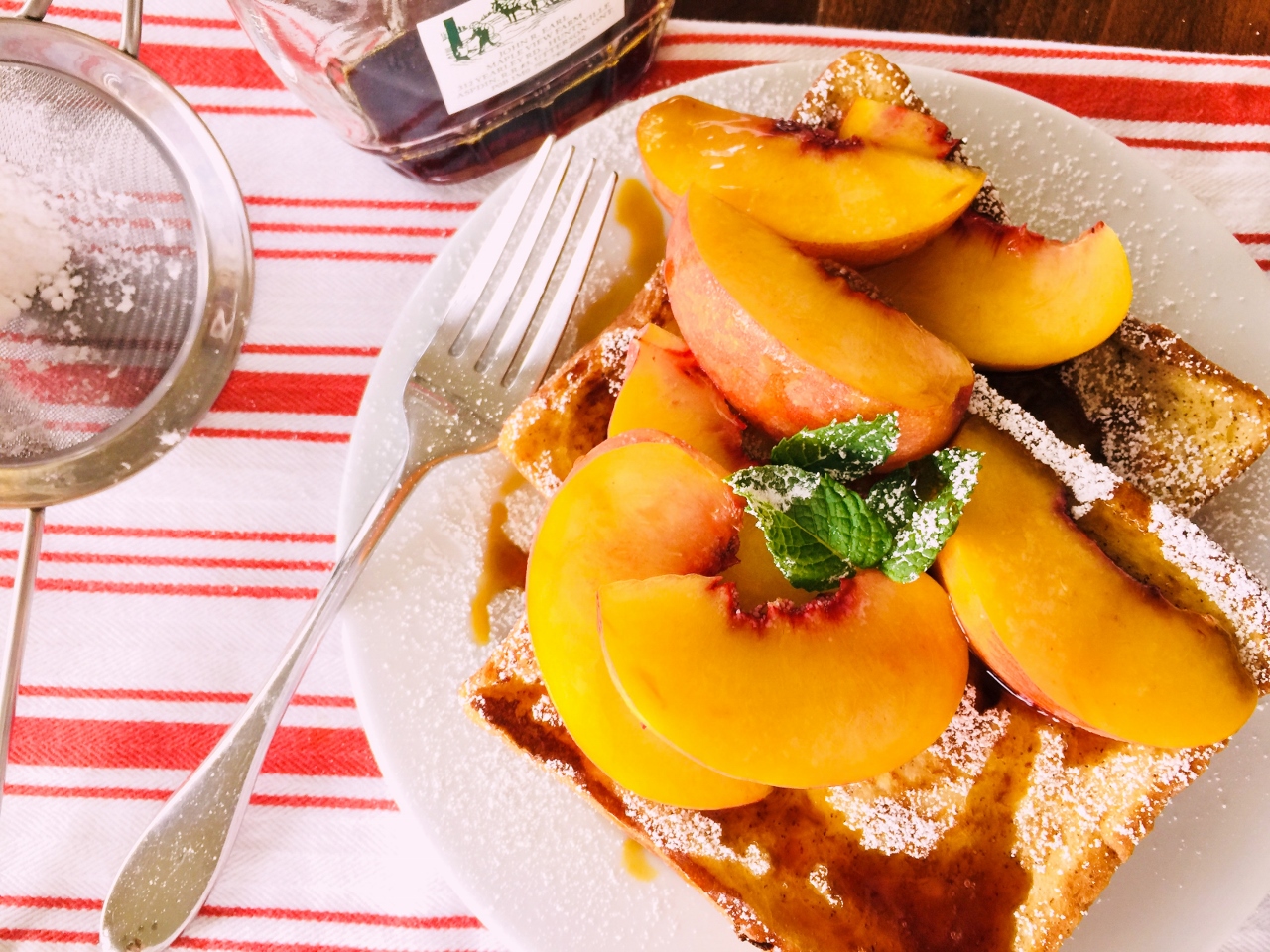 Peach French Toast Recipe! Live. Love. Laugh. Food.