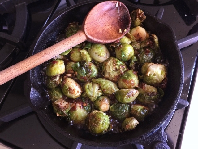 Roasted Brussels Sprouts in Chili Lime Sauce – Recipe! Image 2