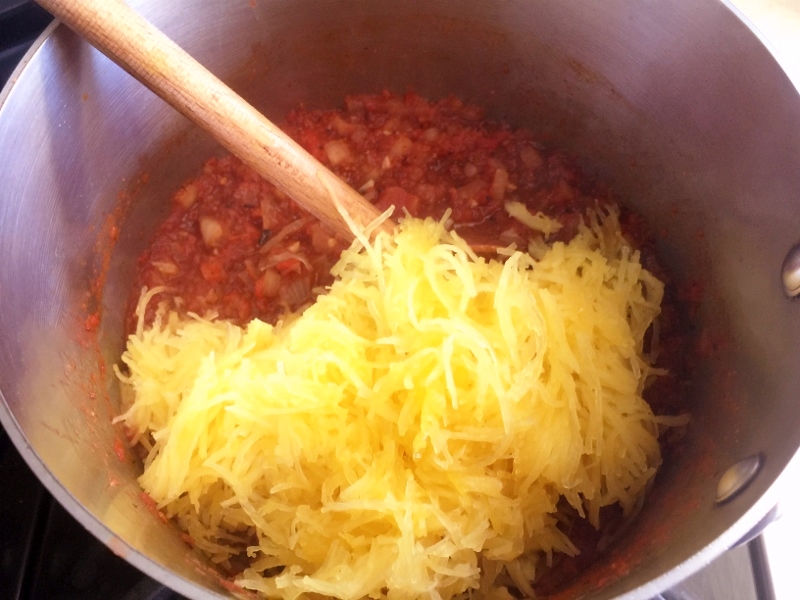 Spaghetti Squash Arrabbiata – Recipe! Image 5