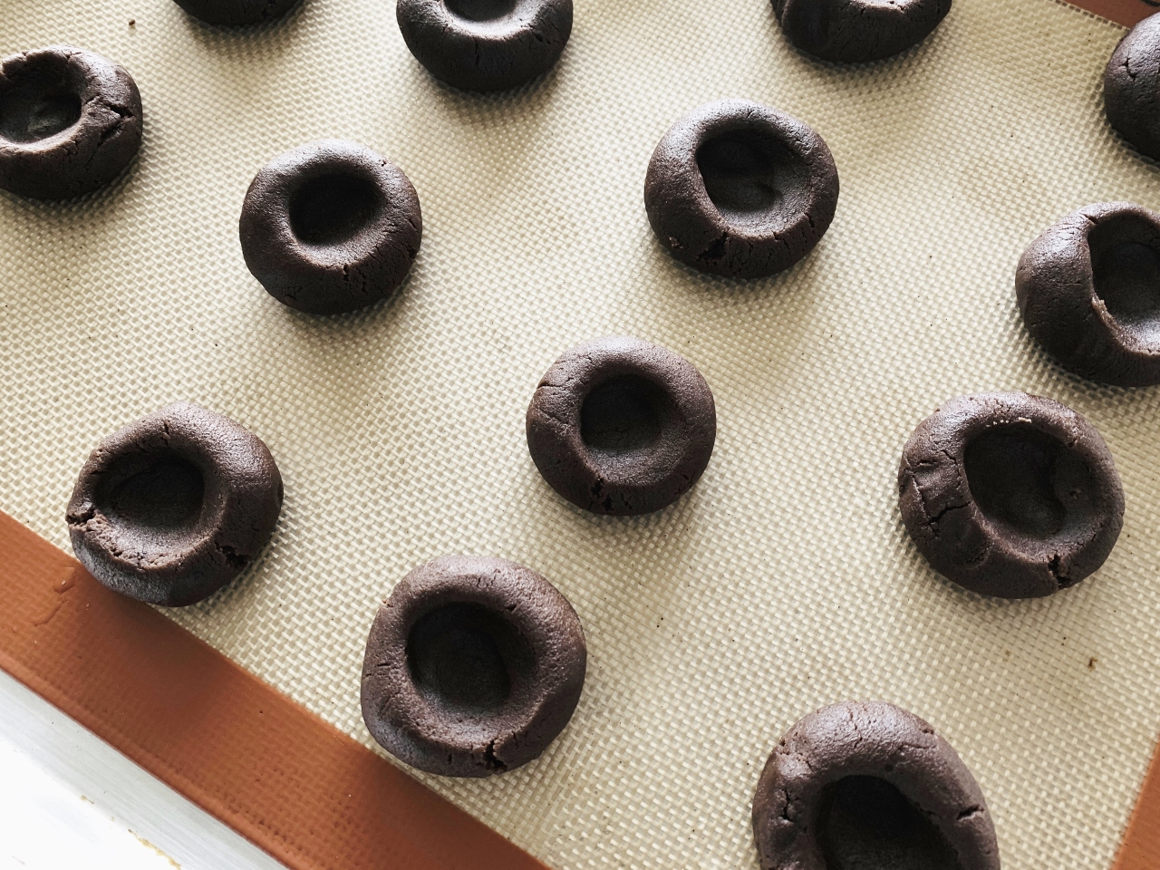 Salted Chocolate Thumbprint Cookies – Recipe! Image 4