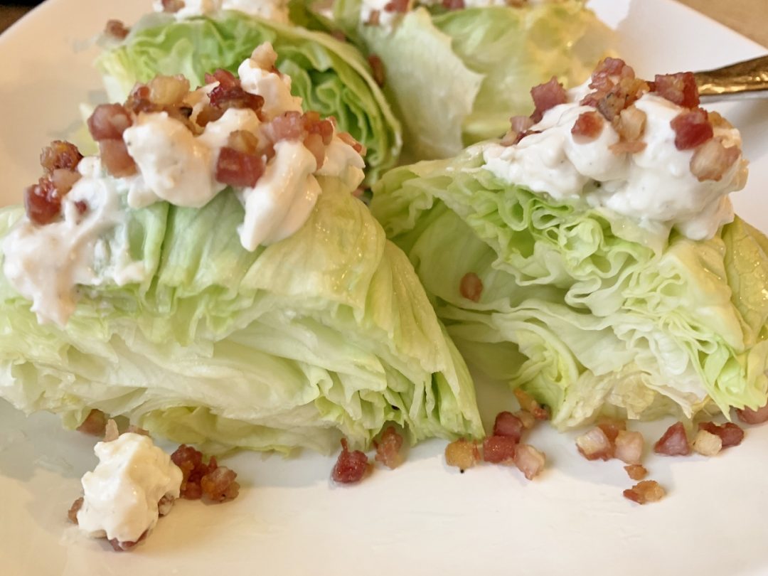Wedge Salad with Chunky Blue Cheese & Bacon – Recipe! Image 1