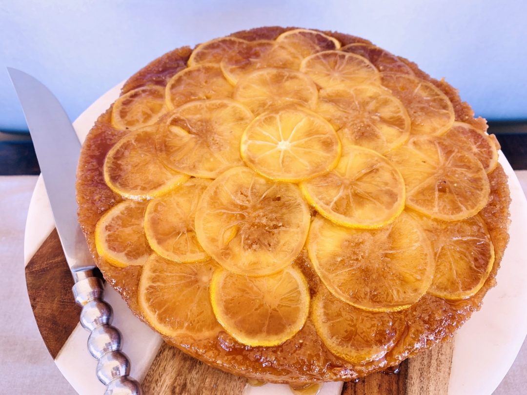 Upside-Down Lemon Polenta Cake – Recipe! Image 1