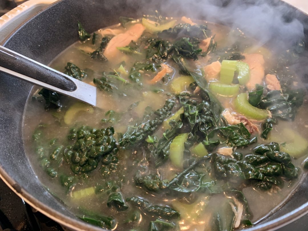 Tuscan Chicken, Kale & White Bean Soup Recipe! Live. Love. Laugh. Food.