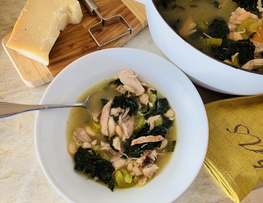 Tuscan Chicken, Kale & White Bean Soup – Recipe! Image 1
