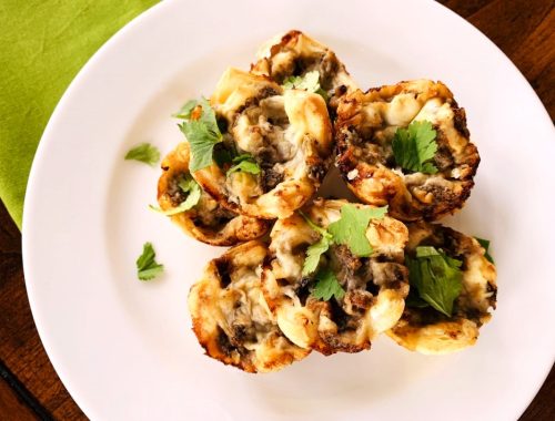 Cheesy Beef and Mushroom Bites – Recipe!