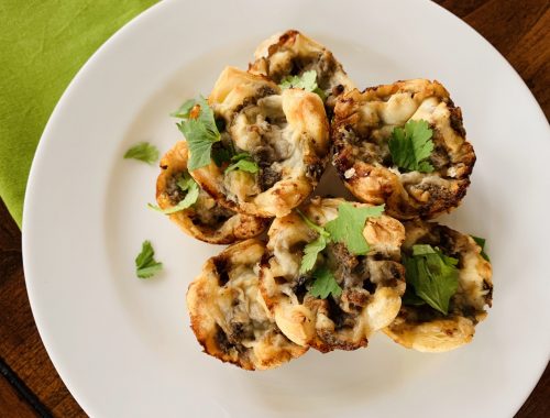 Cheesy Beef & Mushroom Bites – Recipe!
