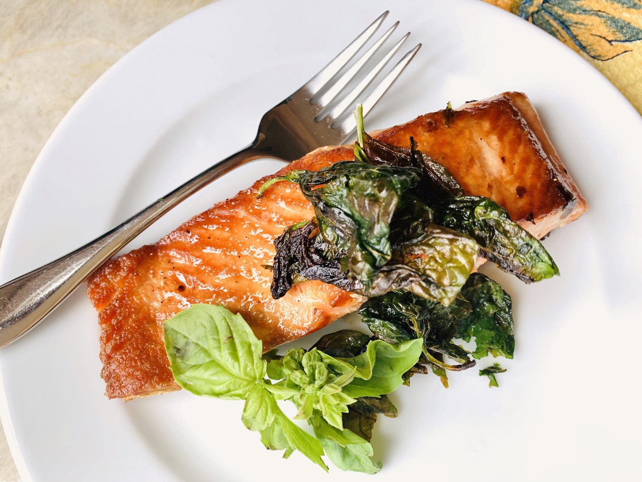 Crispy Basil Salmon Recipe! Live. Love. Laugh. Food.