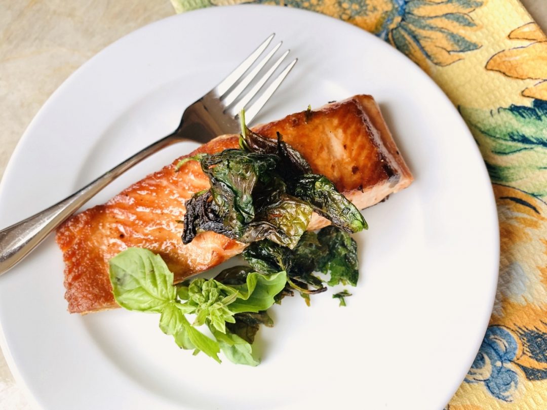 Crispy Basil Salmon – Recipe! Image 1
