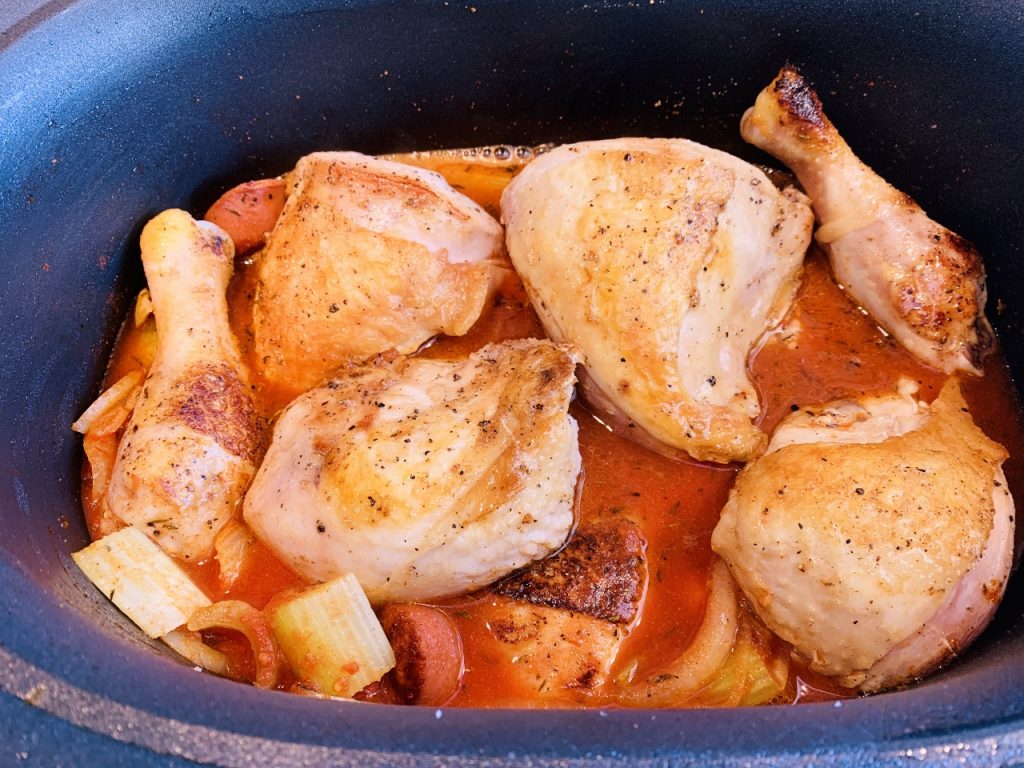 SlowCooker Chicken and Andouille Sausage Stew Recipe! Live. Love