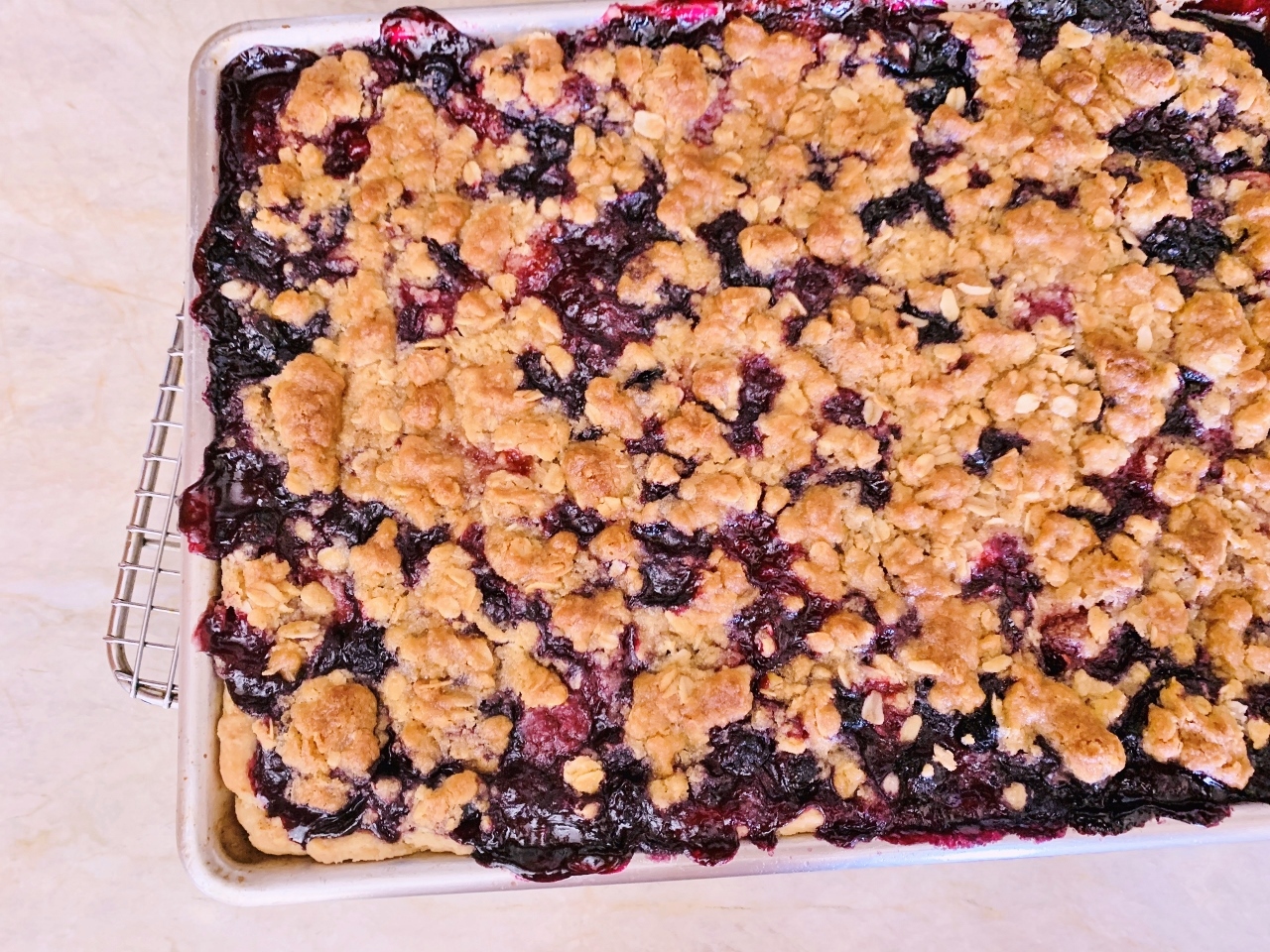 Mixed Berry Crumb Slab Pie – Recipe! Image 2