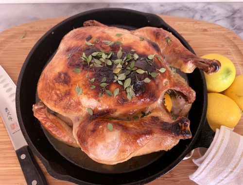 Brined & Roasted Chicken – Recipe!