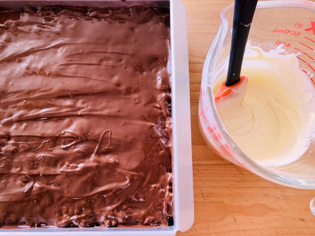 Peanut Butter Rice Krispies Treats with Double Chocolate Glaze – Recipe ...
