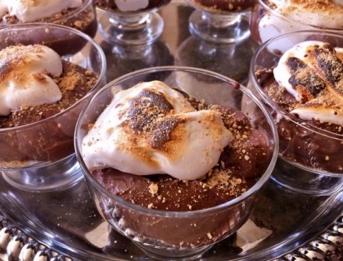 Dark Chocolate S’more Pudding – Recipe!