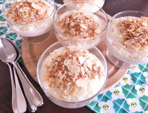 Coconut Almond Rice Pudding – Recipe!