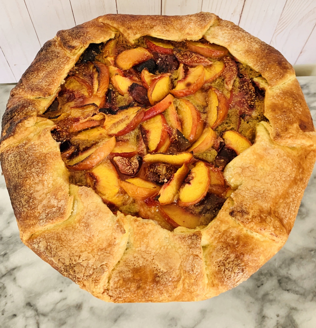 Rustic Fig & Peach Tart with Pistachio Frangipane – Recipe! Image 2