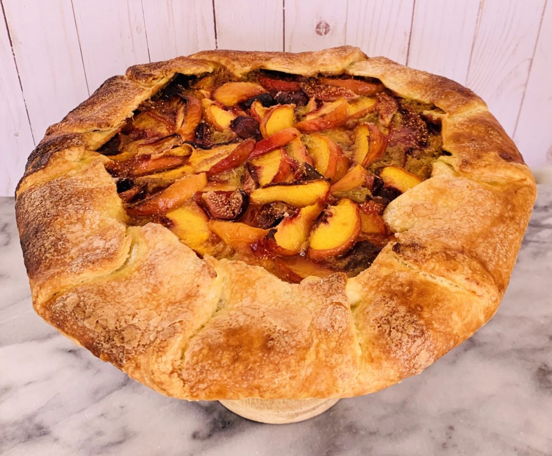 Rustic Fig & Peach Tart with Pistachio Frangipane – Recipe! Image 1