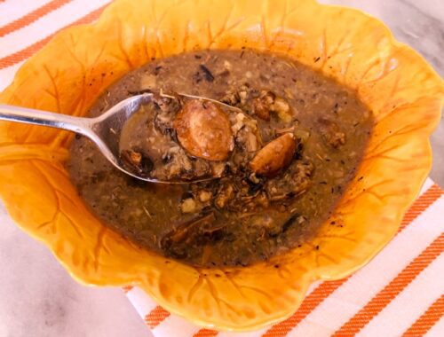 Instant Pot Mushroom and Wild Rice Soup – Recipe!