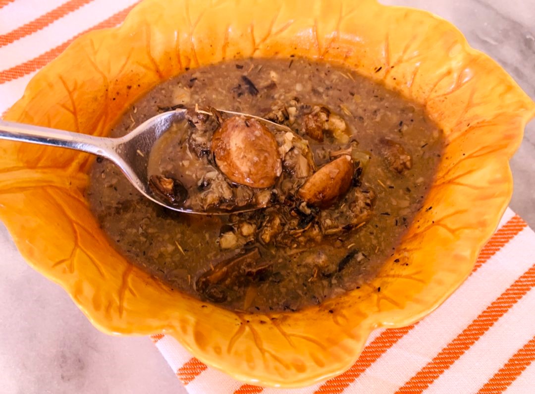 Instant Pot Mushroom and Wild Rice Soup – Recipe! Image 1
