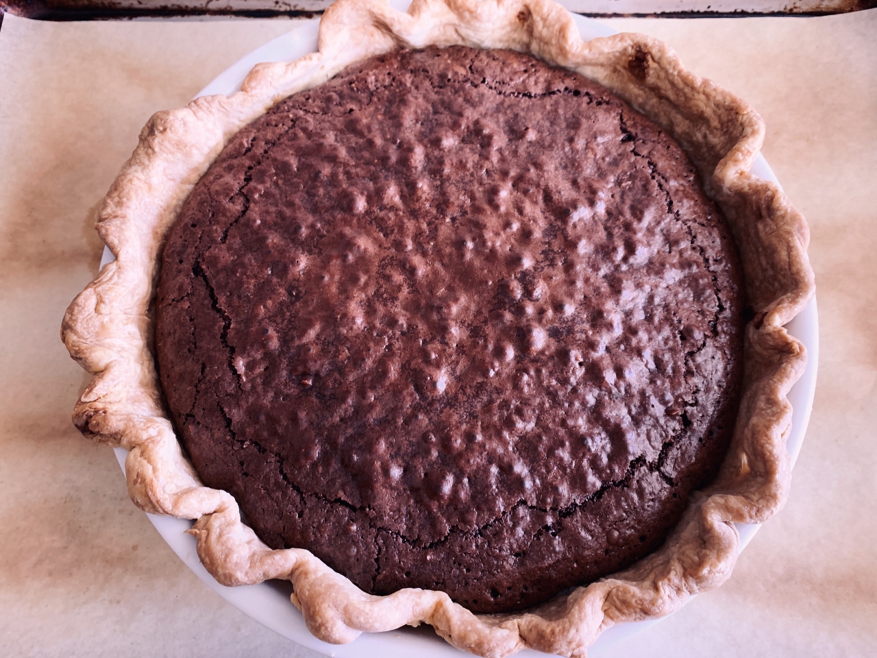 Chocolate-Coconut Spider Web Pie – Recipe! Image 4