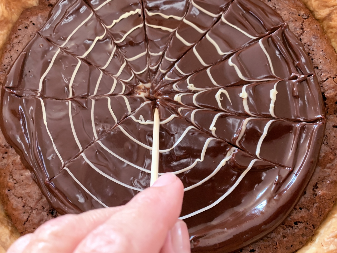 Chocolate-Coconut Spider Web Pie – Recipe! Image 6