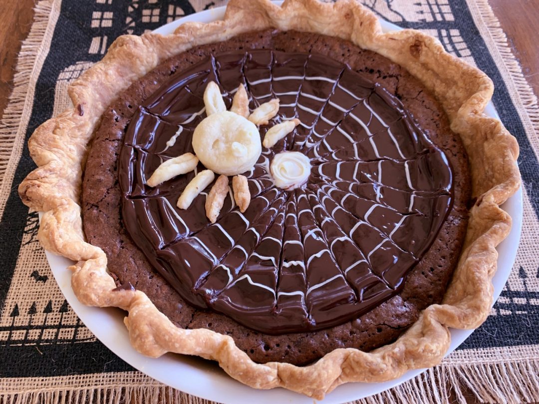 Chocolate-Coconut Spider Web Pie – Recipe! Image 1