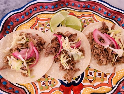 Slow-Cooker Carnitas Street Tacos – Recipe!