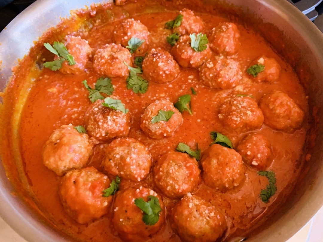 Turkey Meatballs in Vodka Sauce Recipe! Live. Love. Laugh. Food.