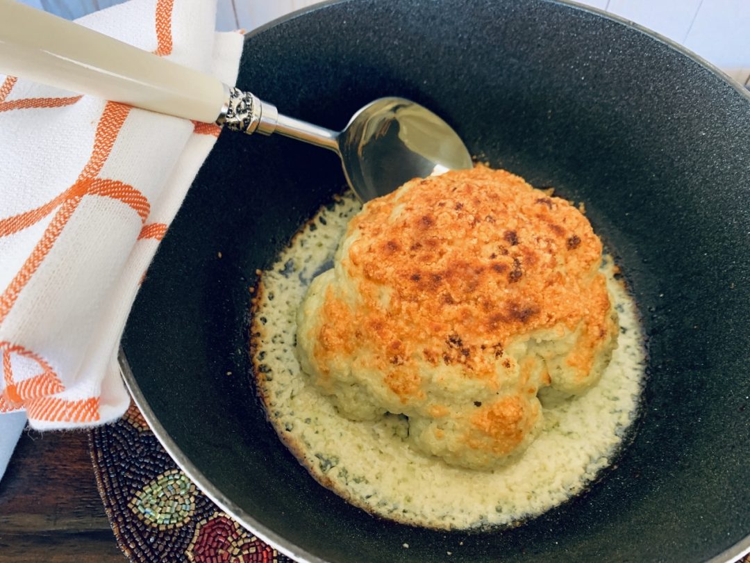 Parmesan Crusted Whole Cauliflower – Recipe! Image 1