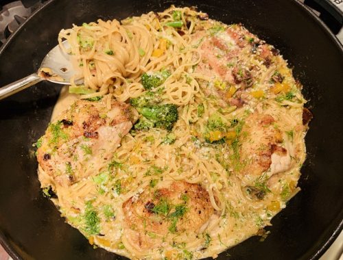 Creamy Chicken & Broccoli Pasta – Recipe!