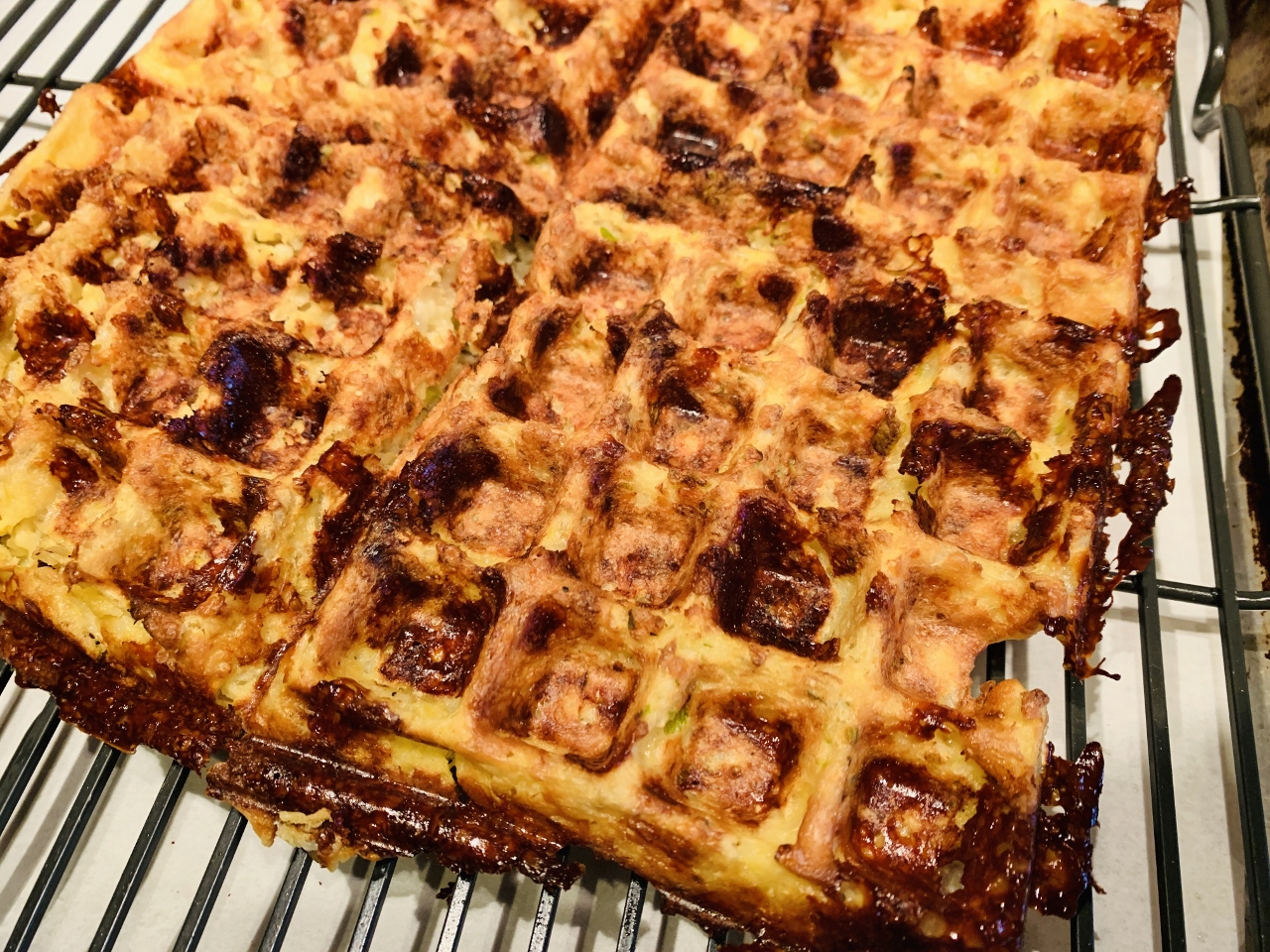 Cheesy Cauliflower Waffles – Recipe! Image 5
