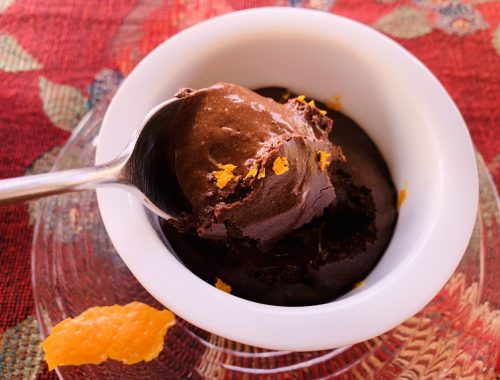 Flourless Molten Chocolate-Orange Cakes – Recipe!