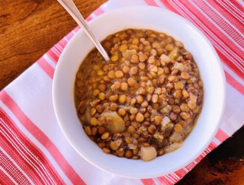 Instant Pot Lentil and Leek Soup – Recipe!