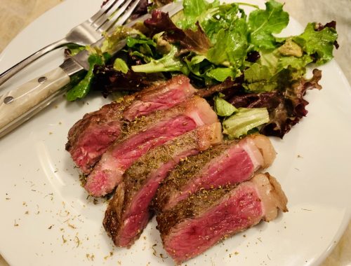 Sous Vide Strip Steak – Recipe!