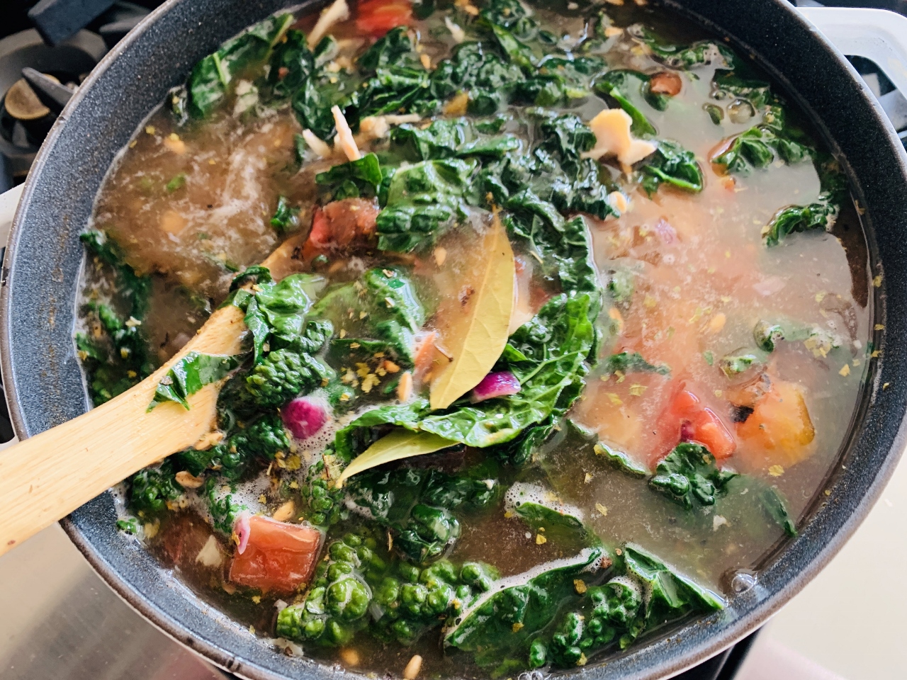Tuscan Chicken, Farro & Kale Soup – Recipe! Image 5